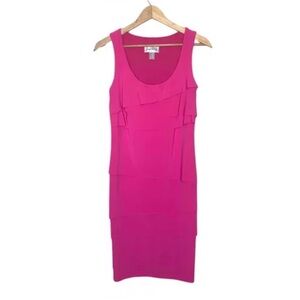 Joseph Ribkoff Hot Pink Cocktail Dress